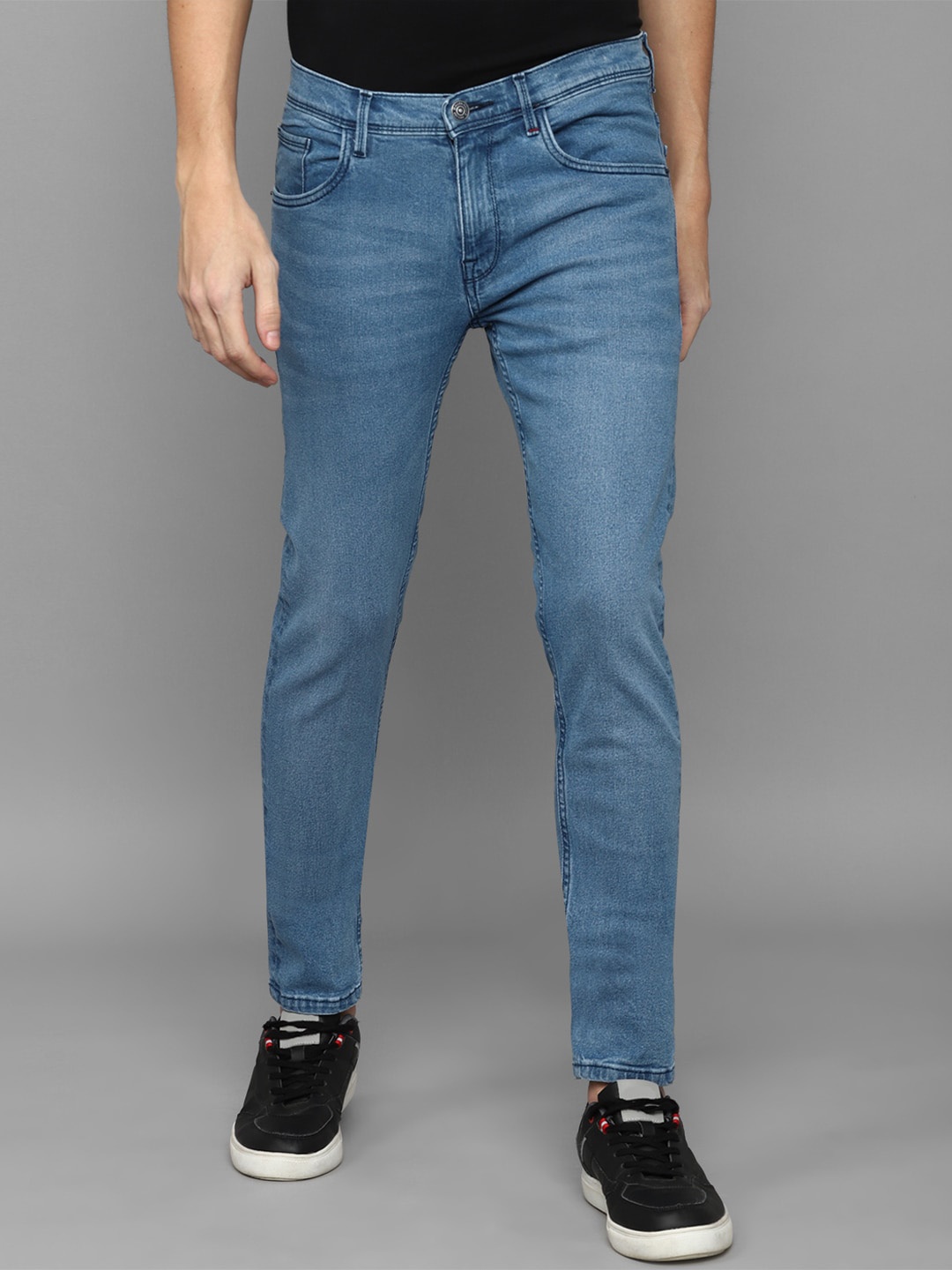 

Allen Solly Men Cotton Skinny Fit Jeans, Blue