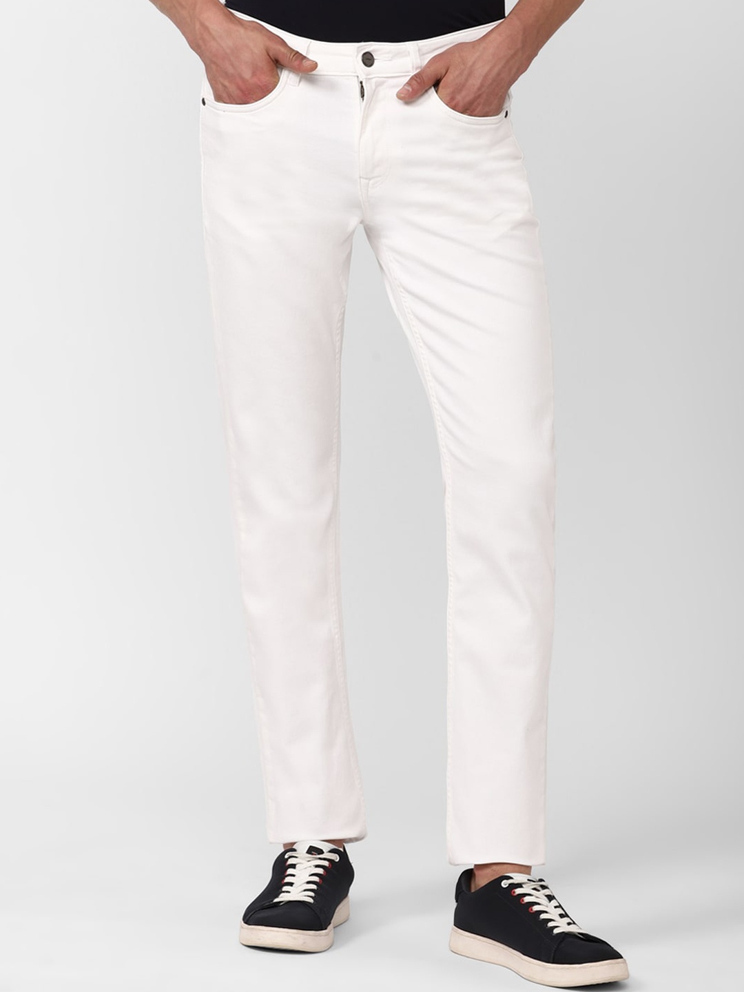 

SIMON CARTER LONDON Men Mid Rise Slim Fit Jeans, White