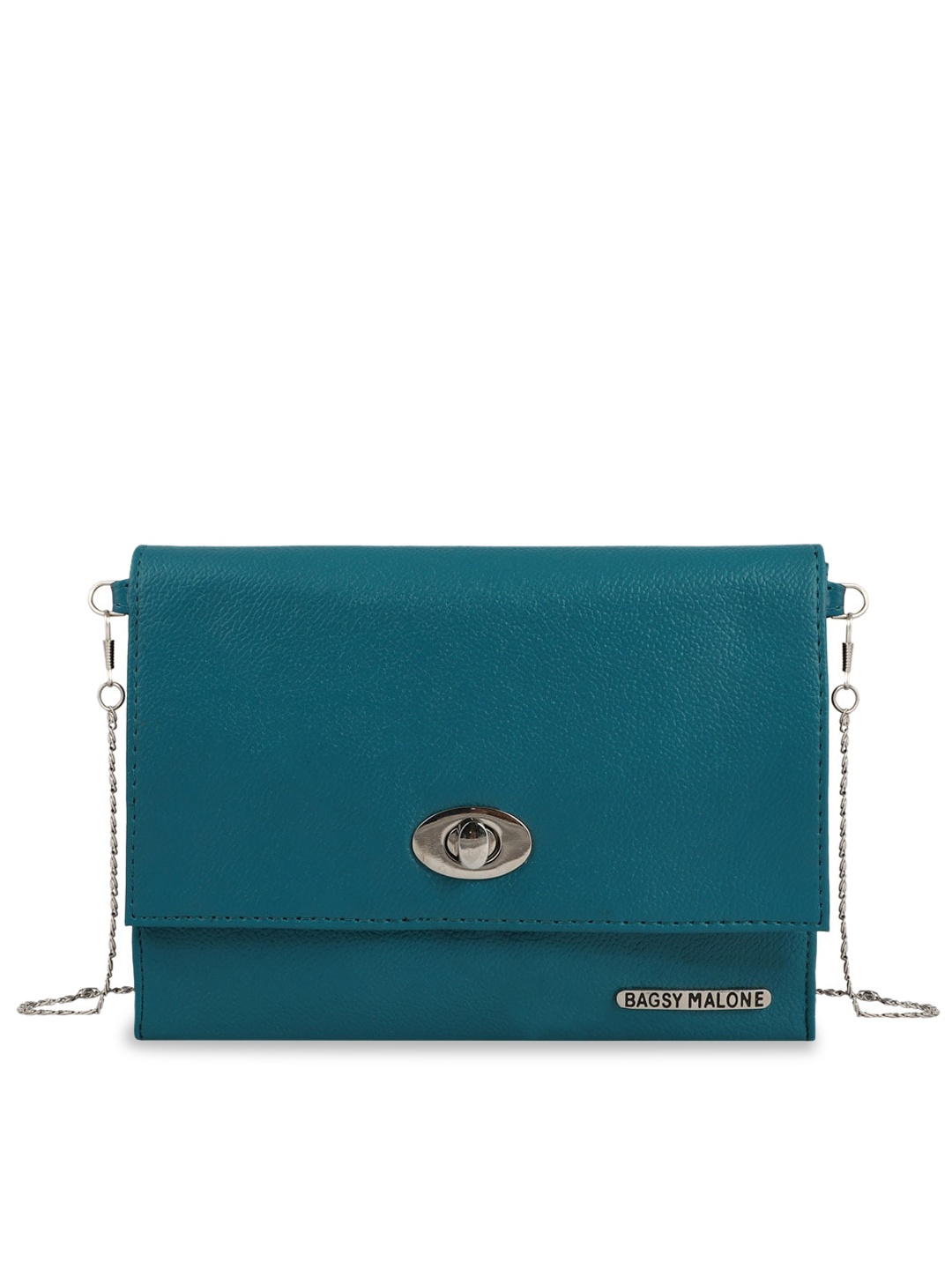 

Bagsy Malone Textured Pu Shopper Sling Bag, Turquoise blue