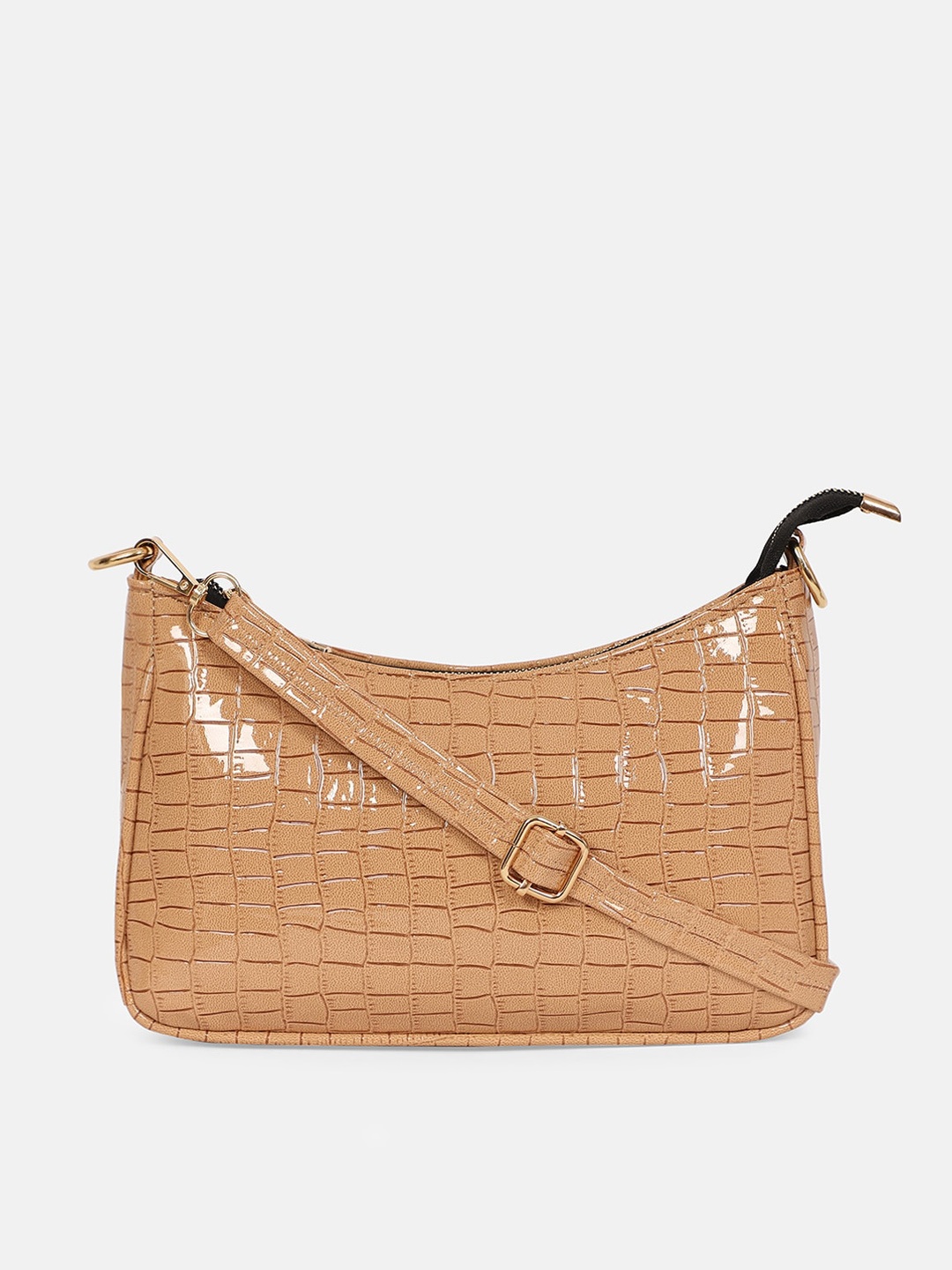 

Bagsy Malone Animal Textured Pu Shoulder Bag, Beige
