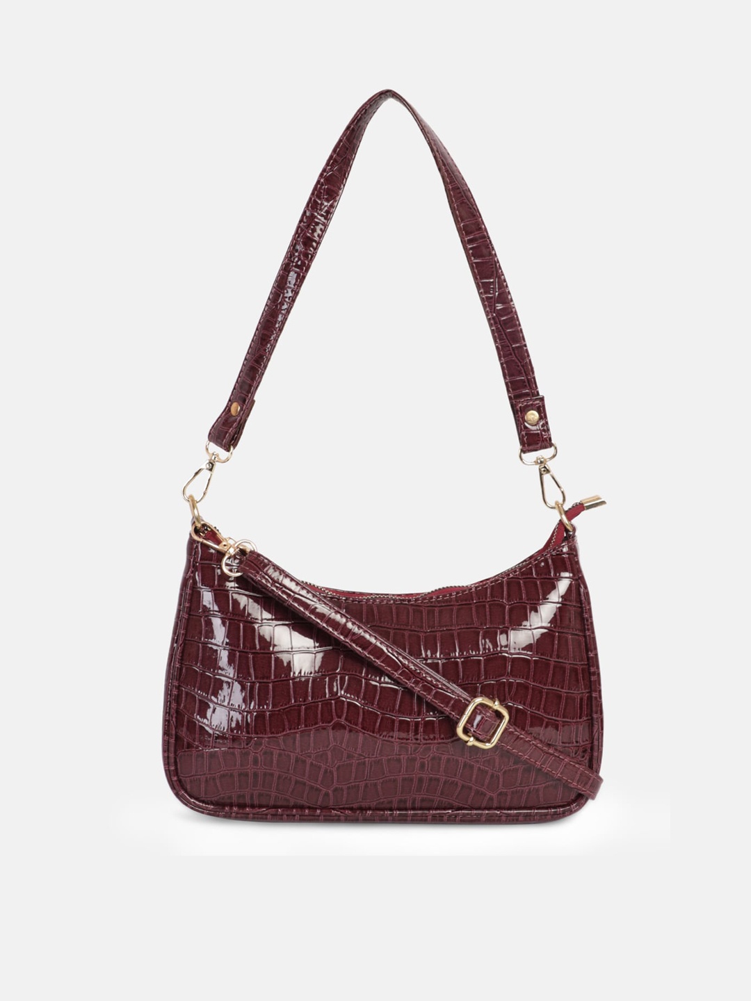 

Bagsy Malone Animal Textured Sling Bag, Purple