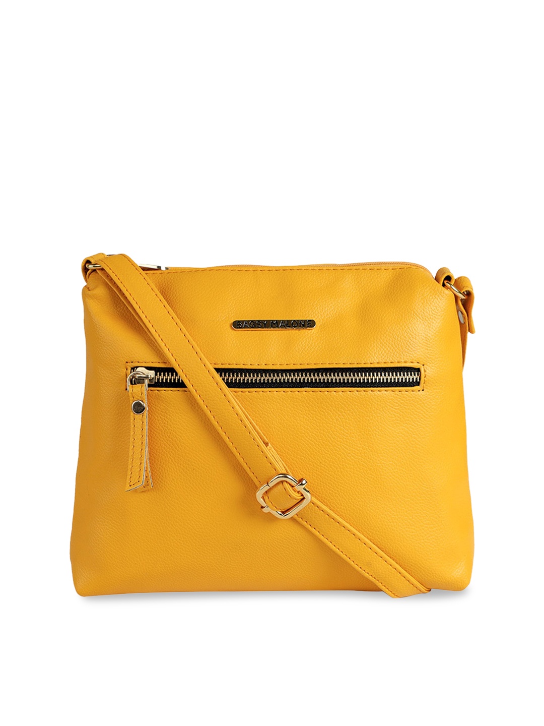 

Bagsy Malone Textured Pu Shopper Sling Bag, Yellow