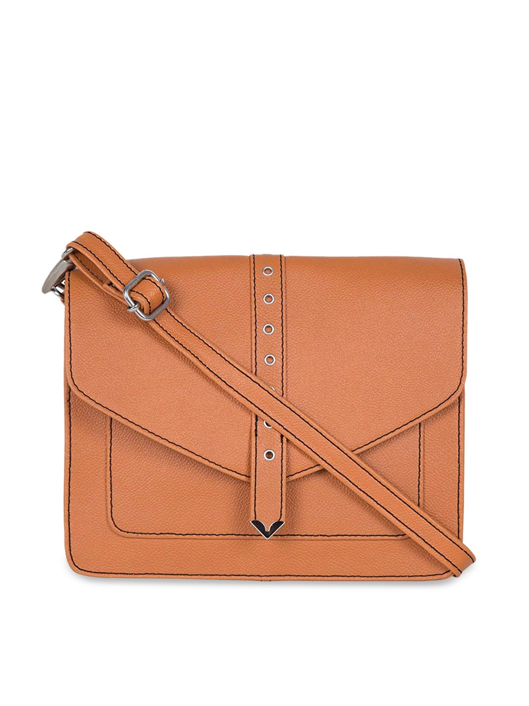 

Bagsy Malone Textured Structured Sling Bag, Mustard