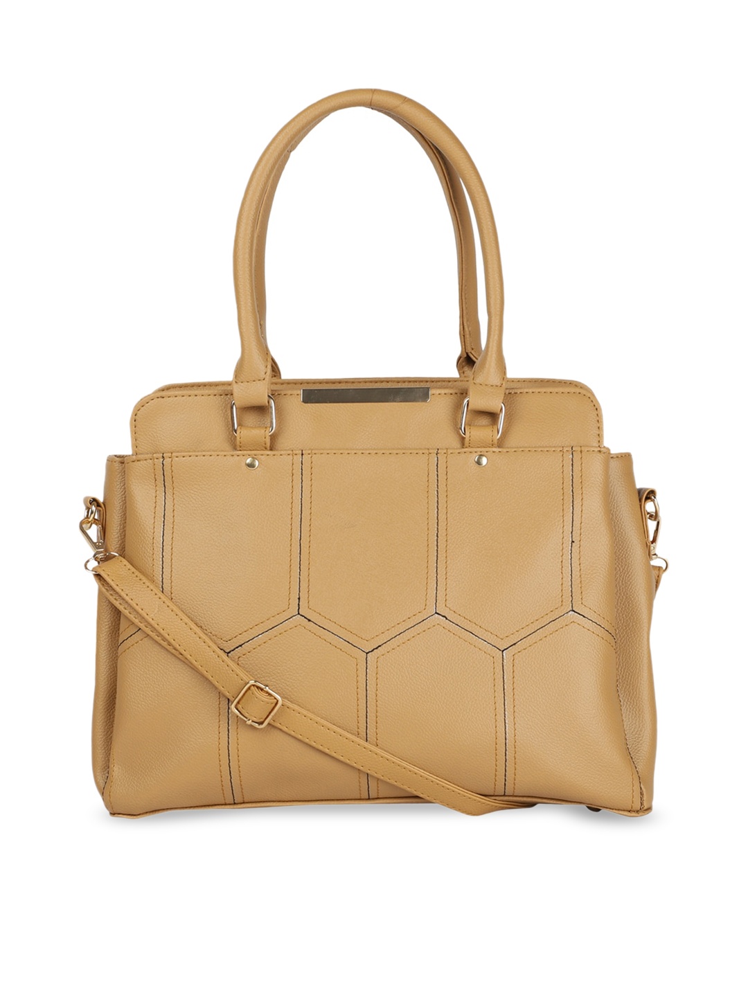 

Bagsy Malone Structured Shoulder Bag, Beige