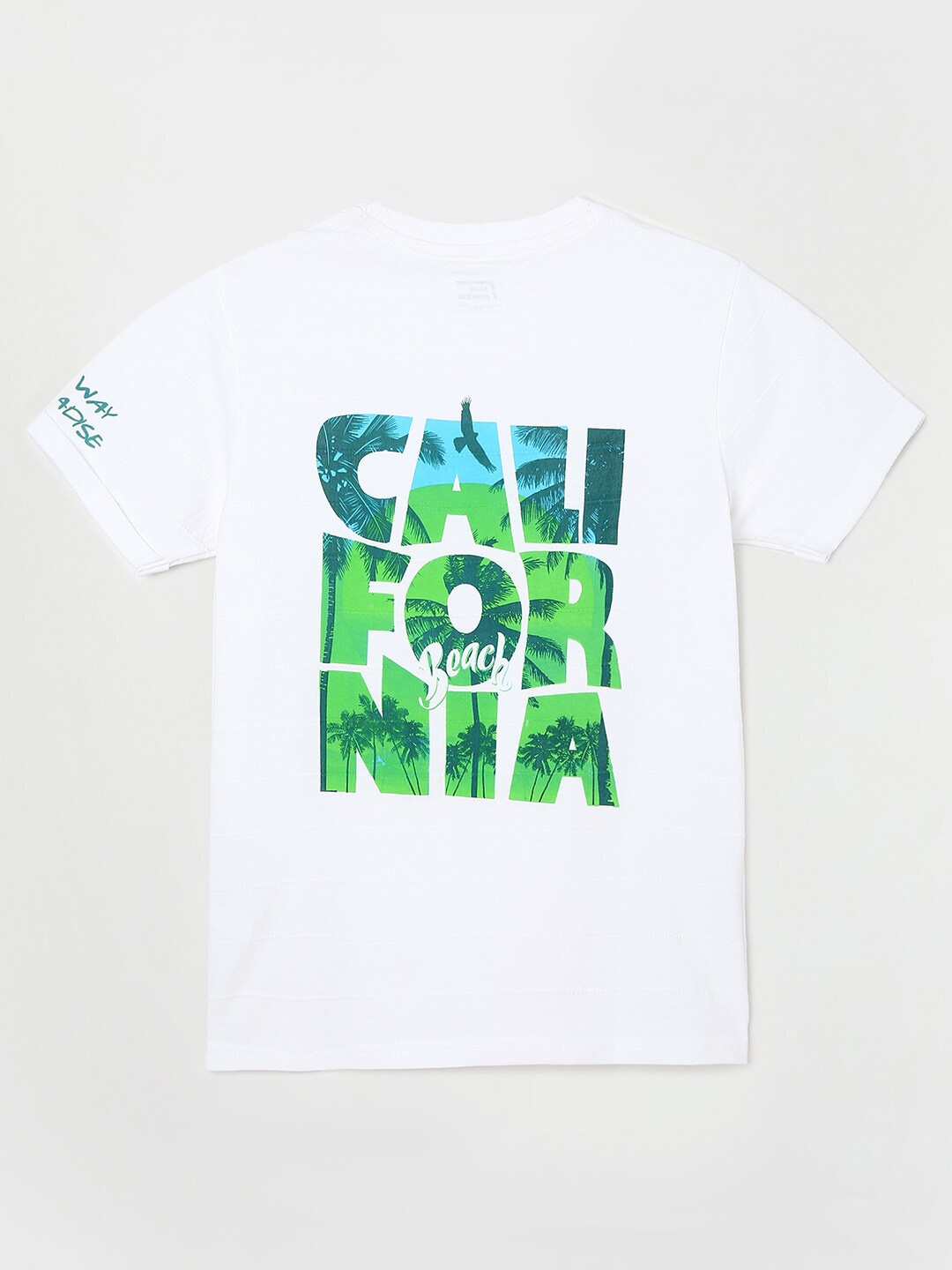 

Fame Forever by Lifestyle Boys Typography Printed Pure Cotton T-shirt, White