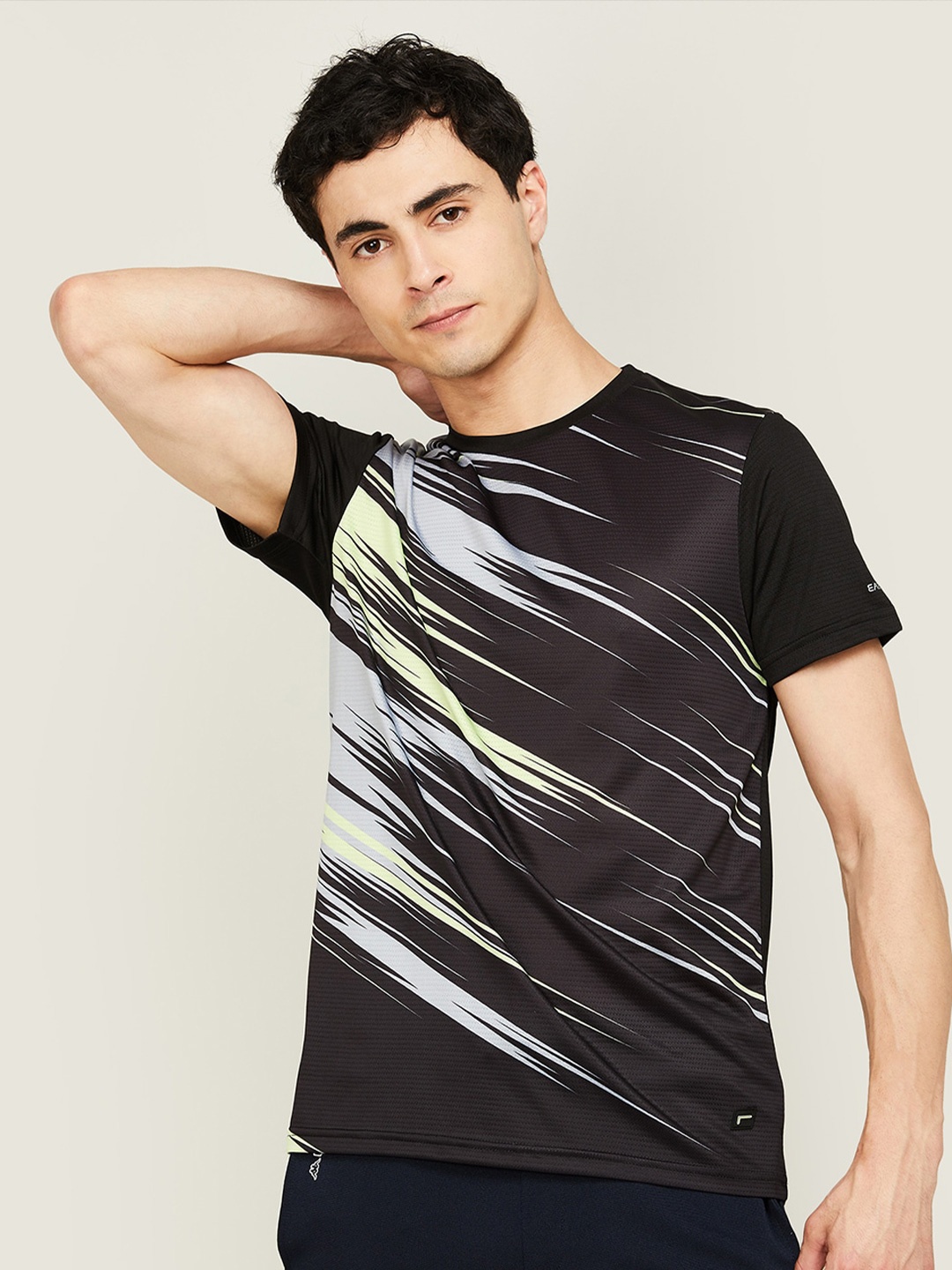 

Fame Forever by Lifestyle Abstract Printed T-shirt, Black