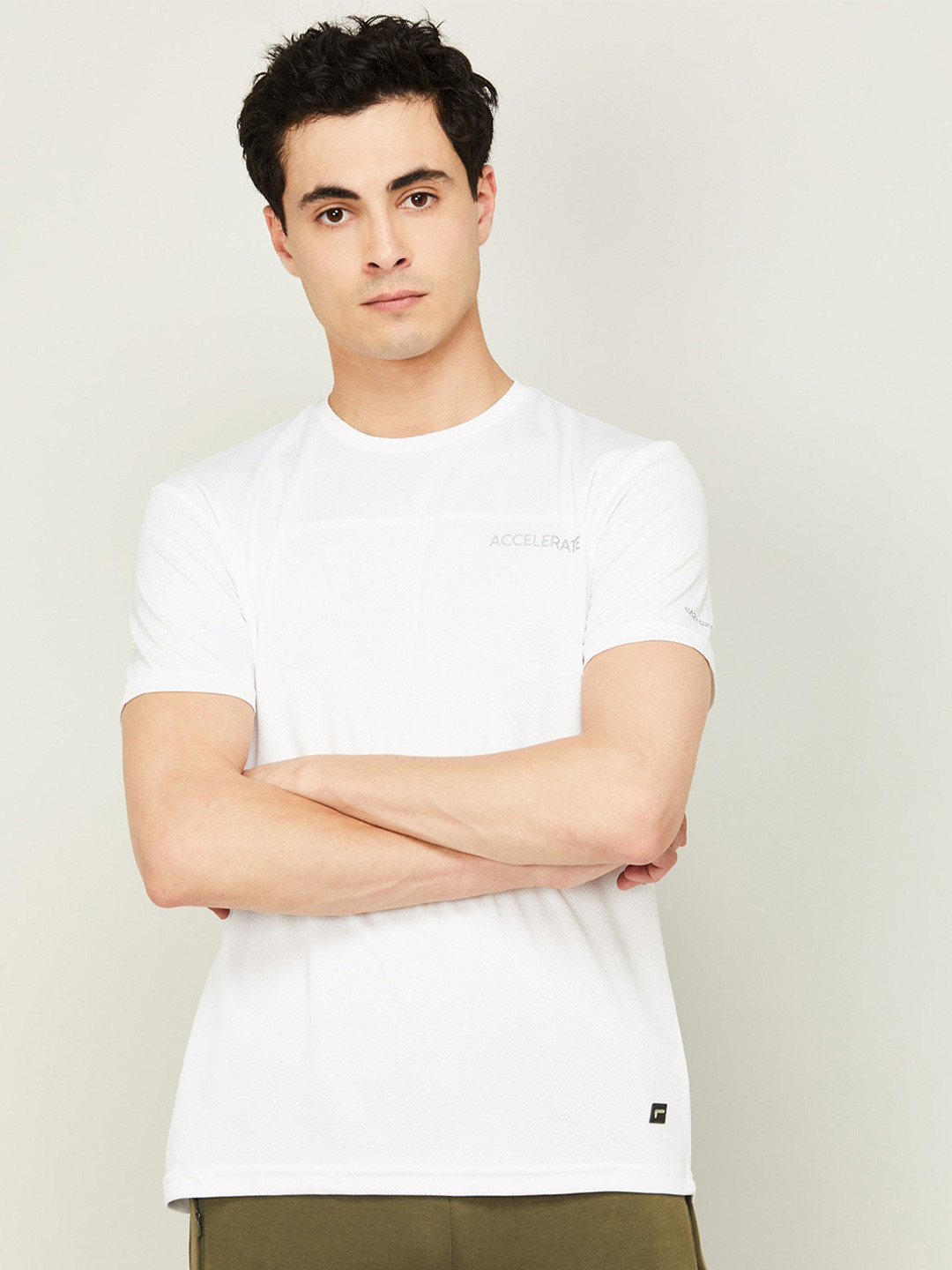 

Fame Forever by Lifestyle Round Neck T-shirt, White