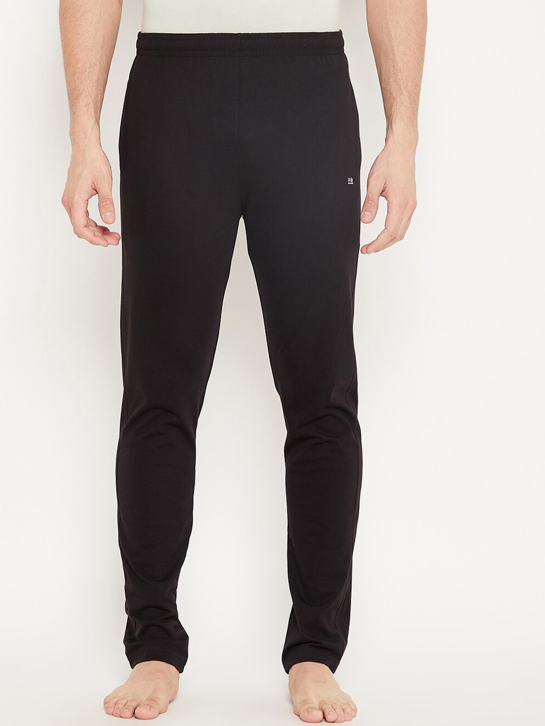

Okane Men Mid-Rise Cotton Lounge Pant, Black