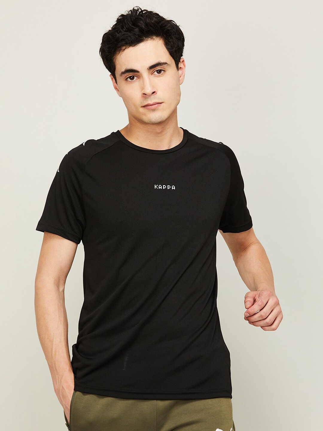 

Kappa Round Neck Short Sleeves T-shirt, Black