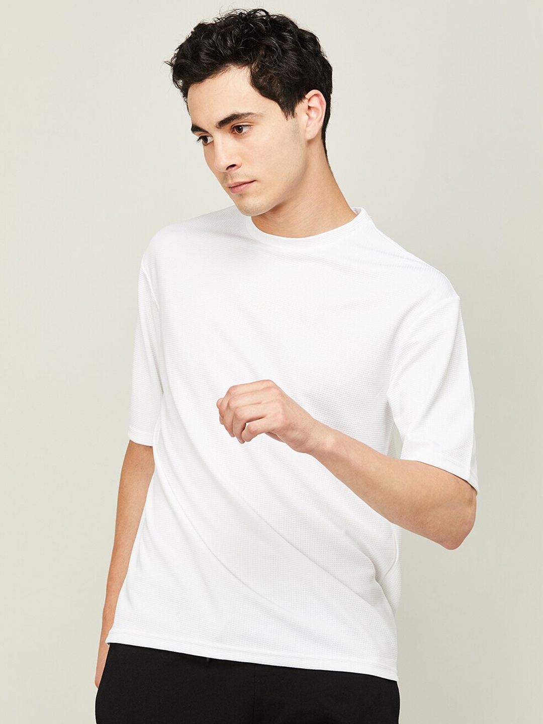 

Kappa Regular Fit Knitted T-shirt, White