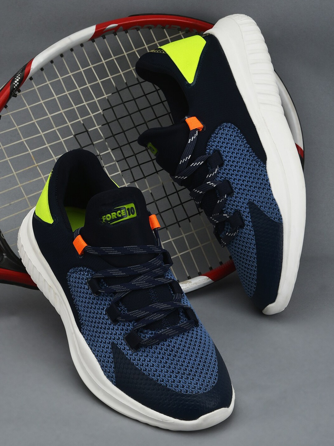 

Liberty Men Non-Marking Lace-Up Mesh Walking Shoes, Blue