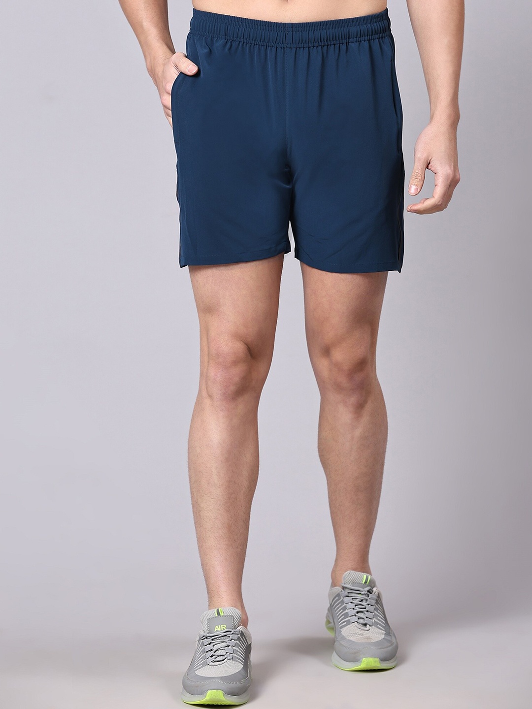 

Dpassion Men Running Sports Shorts, Blue