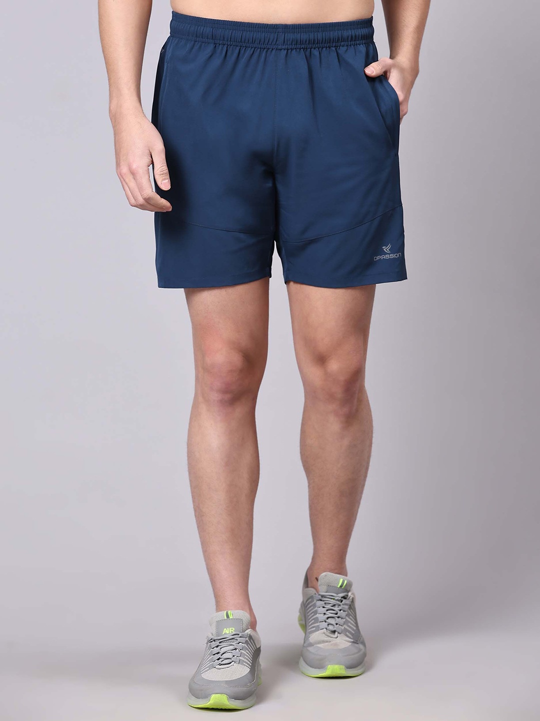 

Dpassion Men Running Sports Shorts, Blue