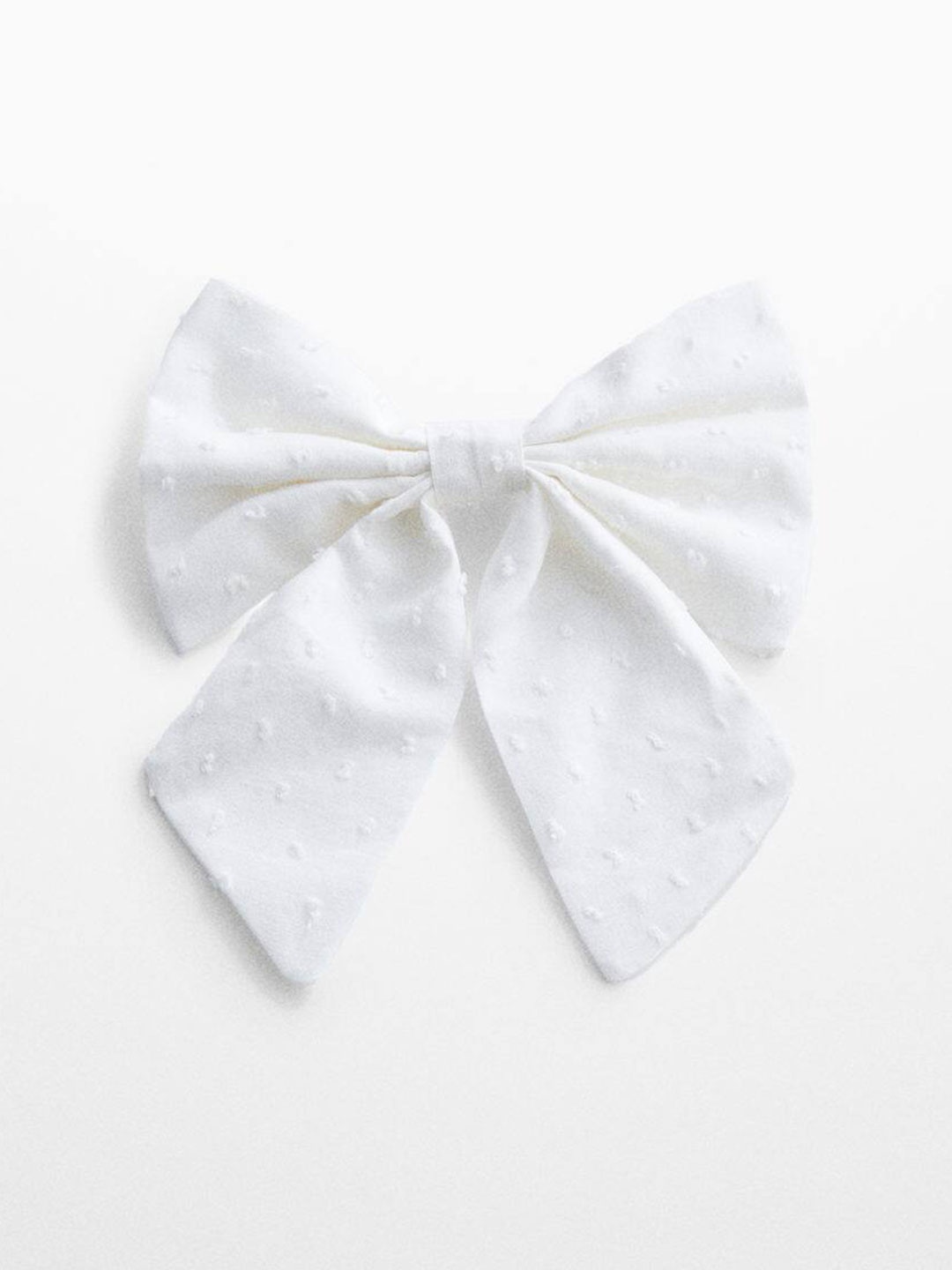 

Mango Kids Girls Bow-Detail Alligator Hair Clip, White