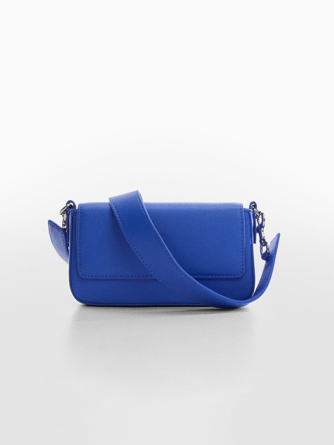 

MANGO Women Cross Body Structured Sling Bag, Blue