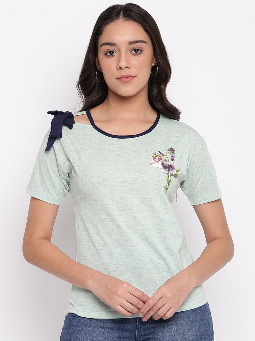 

Miss Grace Green Floral Top