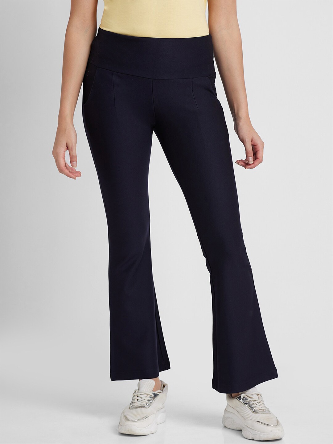 

Globus Women Mid-Rise Treggings, Navy blue