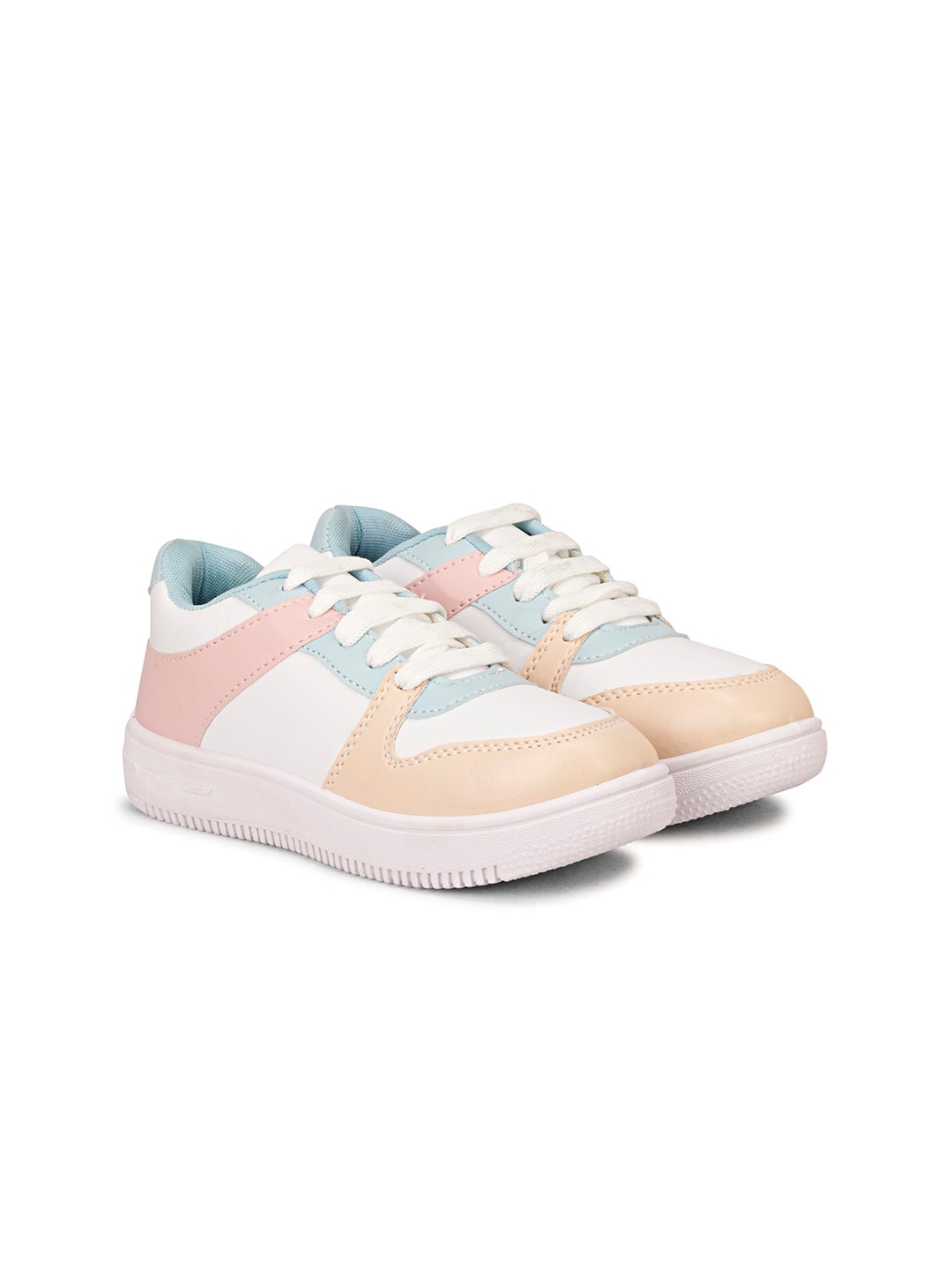 

KRAASA Women Colourblocked Sneakers, White