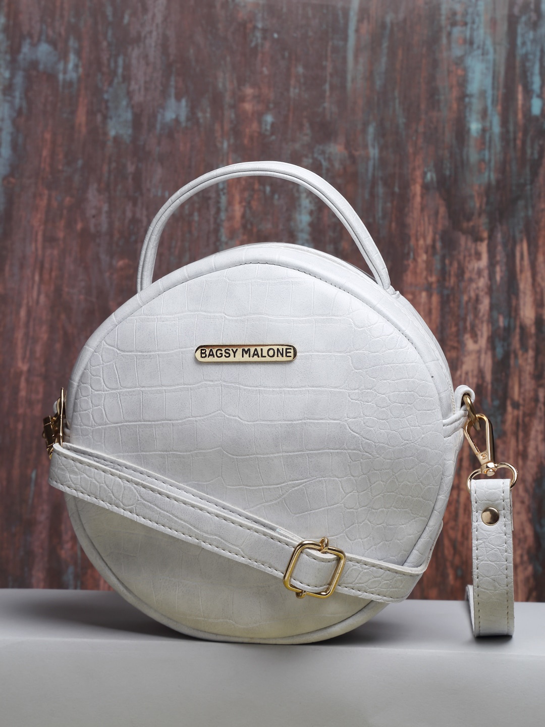 

Bagsy Malone Textured Sling Bag, Grey