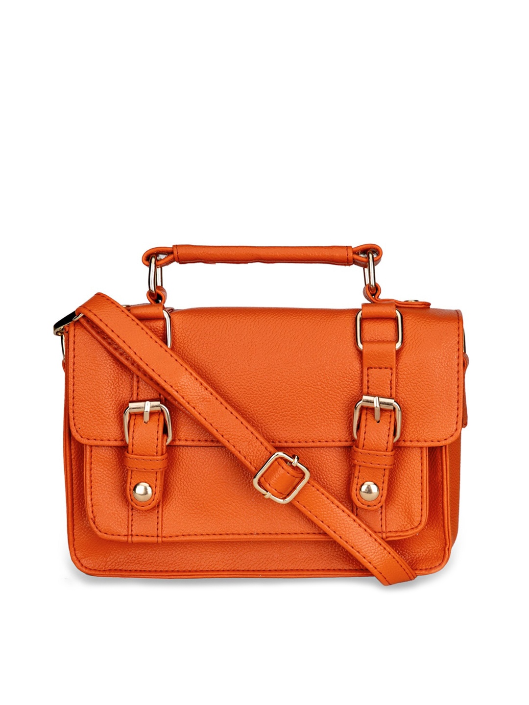 

Bagsy Malone PU Structured Satchel Bag, Orange