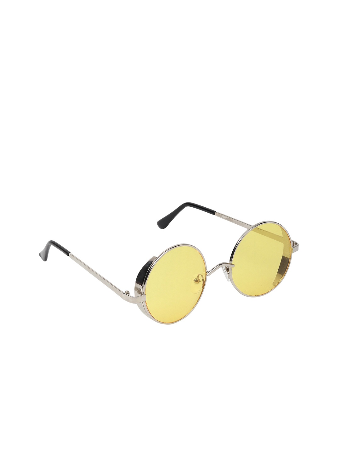 

CRIBA Full Rim Round Sunglasses with UV Protected Lens VCR_RND_CUP NIK-YELW, Yellow