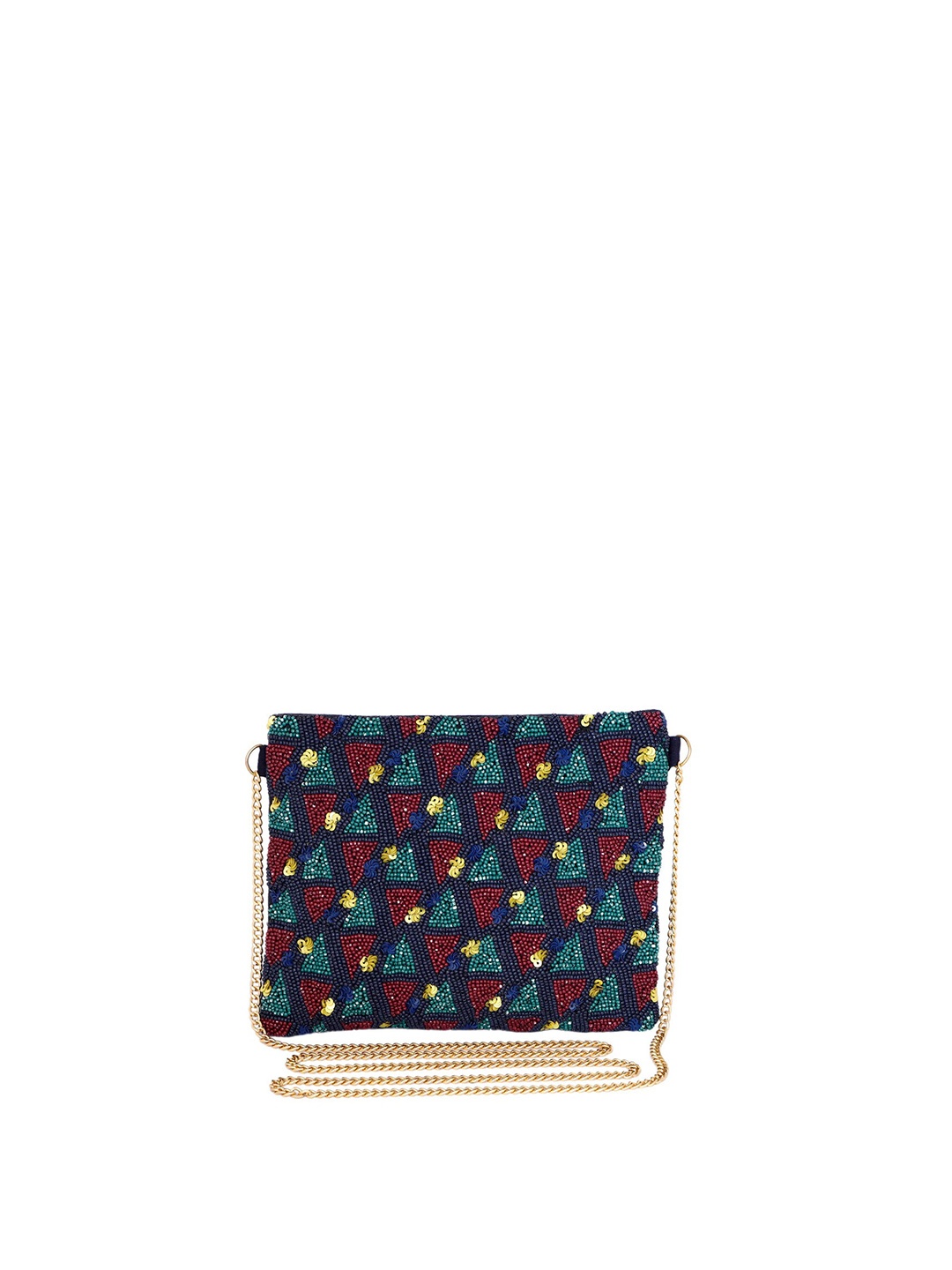 

REZZY Women Embellished Purse Clutch, Navy blue