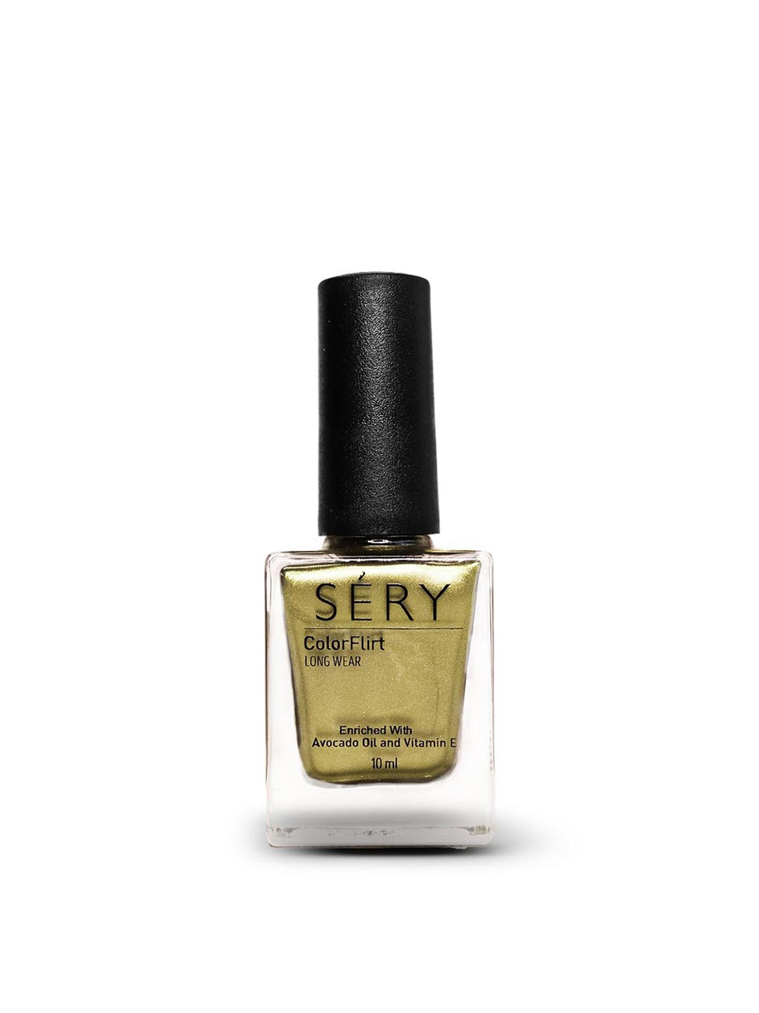 

SERY Colorflirt Celebration Collection Vitamin E Long Wear Nail Polish 10ml - Vivacious 05, Gold