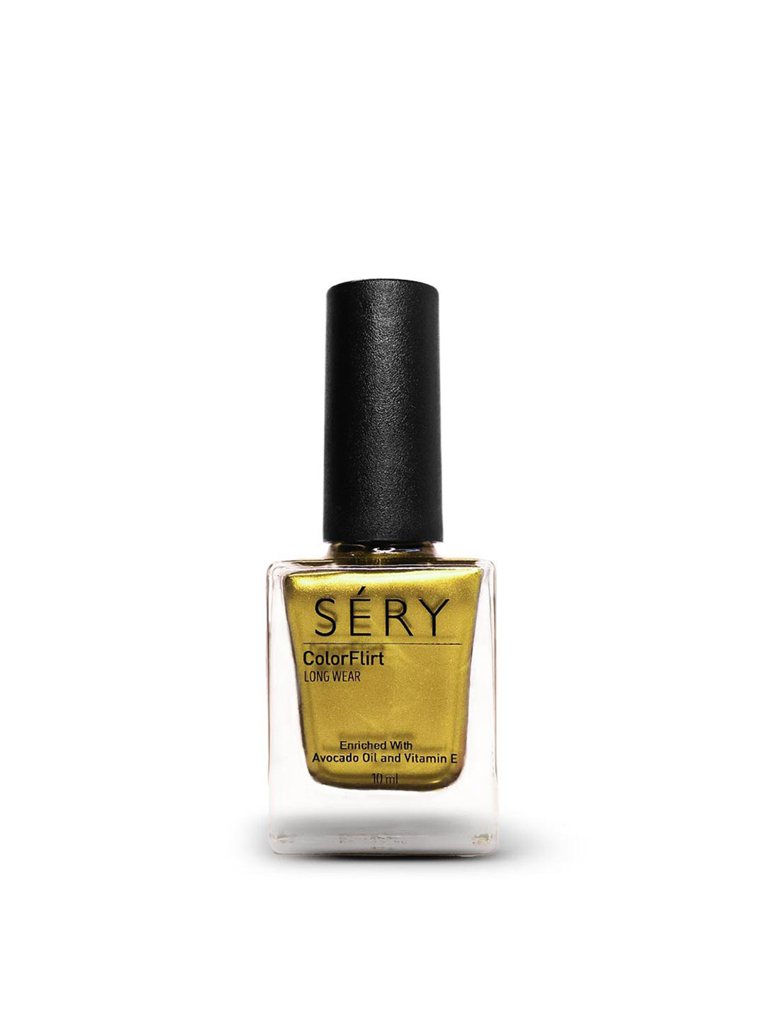

SERY ColorFlirt Celebration Collection Quick-Dry Nail Polish with Vit E 10ml- Gold Lava 08