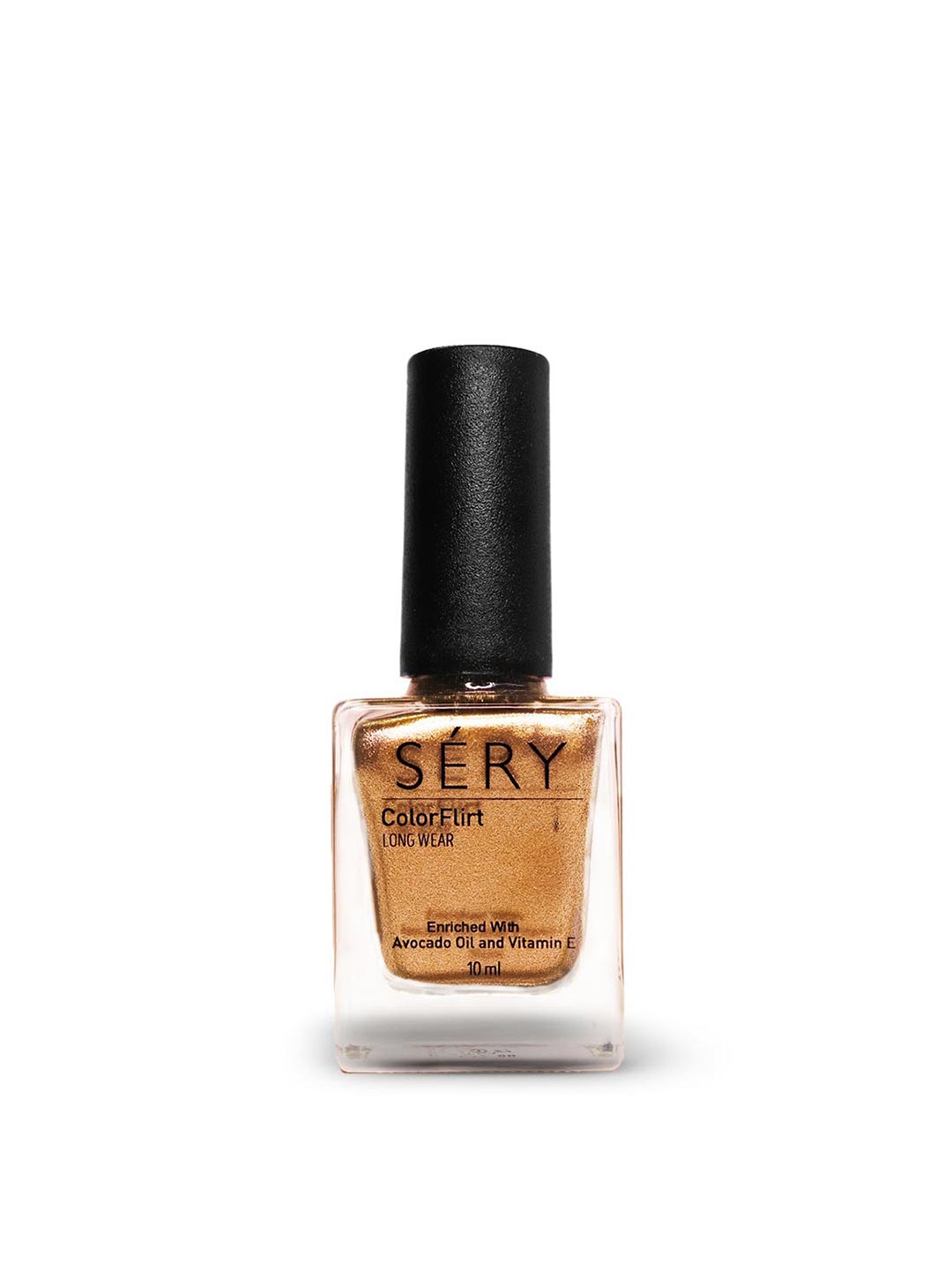 

SERY ColorFlirt Celebration Collection Quick-Dry Nail Polish 10ml - Embellished 07, Copper