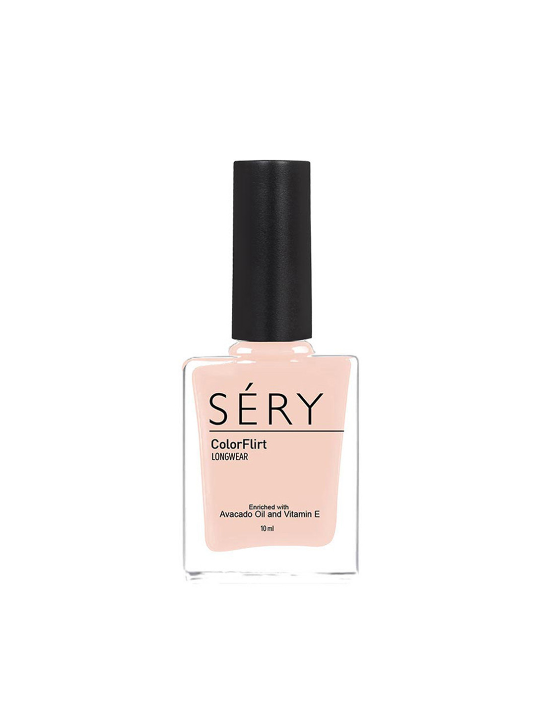 

SERY ColorFlirt Quick-Dry Chip-Resistant Nail Polish with Vitamin E 10ml - Creme Castle 16, Peach