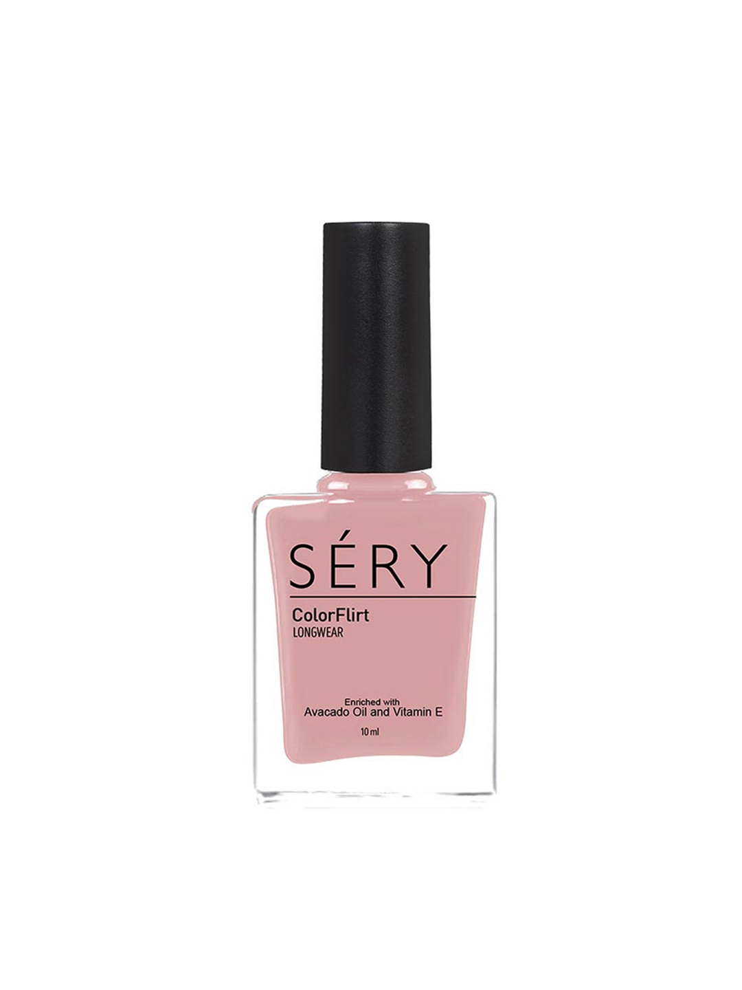 

SERY Colorflirt Longwear Glossy Nail Enamel with Avacado Oil & Vitamin E 10ml-Cool Nude 11