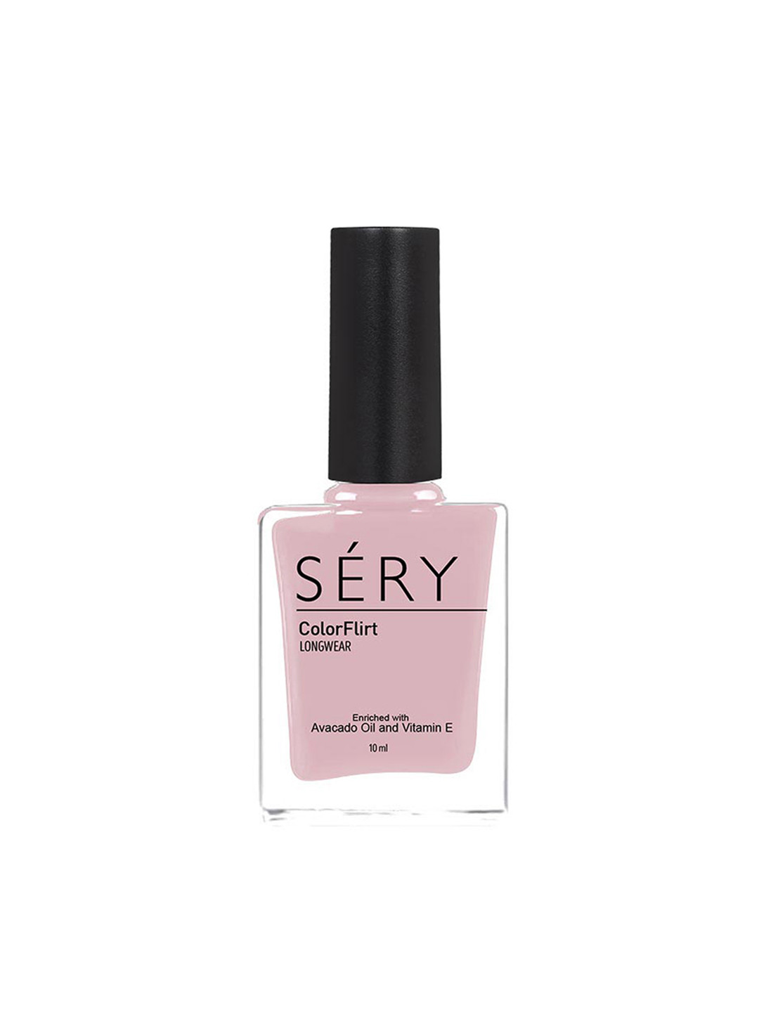 

SERY Colorflirt Longwear Glossy Nail Enamel with Avacado Oil & Vit E 10ml - Marshmellow 12, Pink