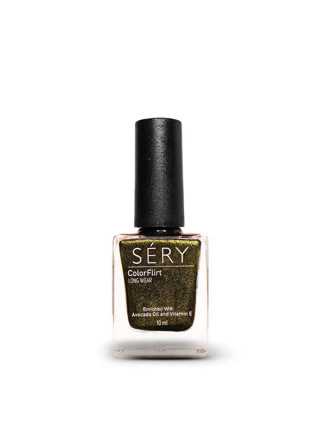 

SERY Colorflirt Longwear Celebration Collection Nail Paint with Avacado Oil 10ml - Pageant, Green
