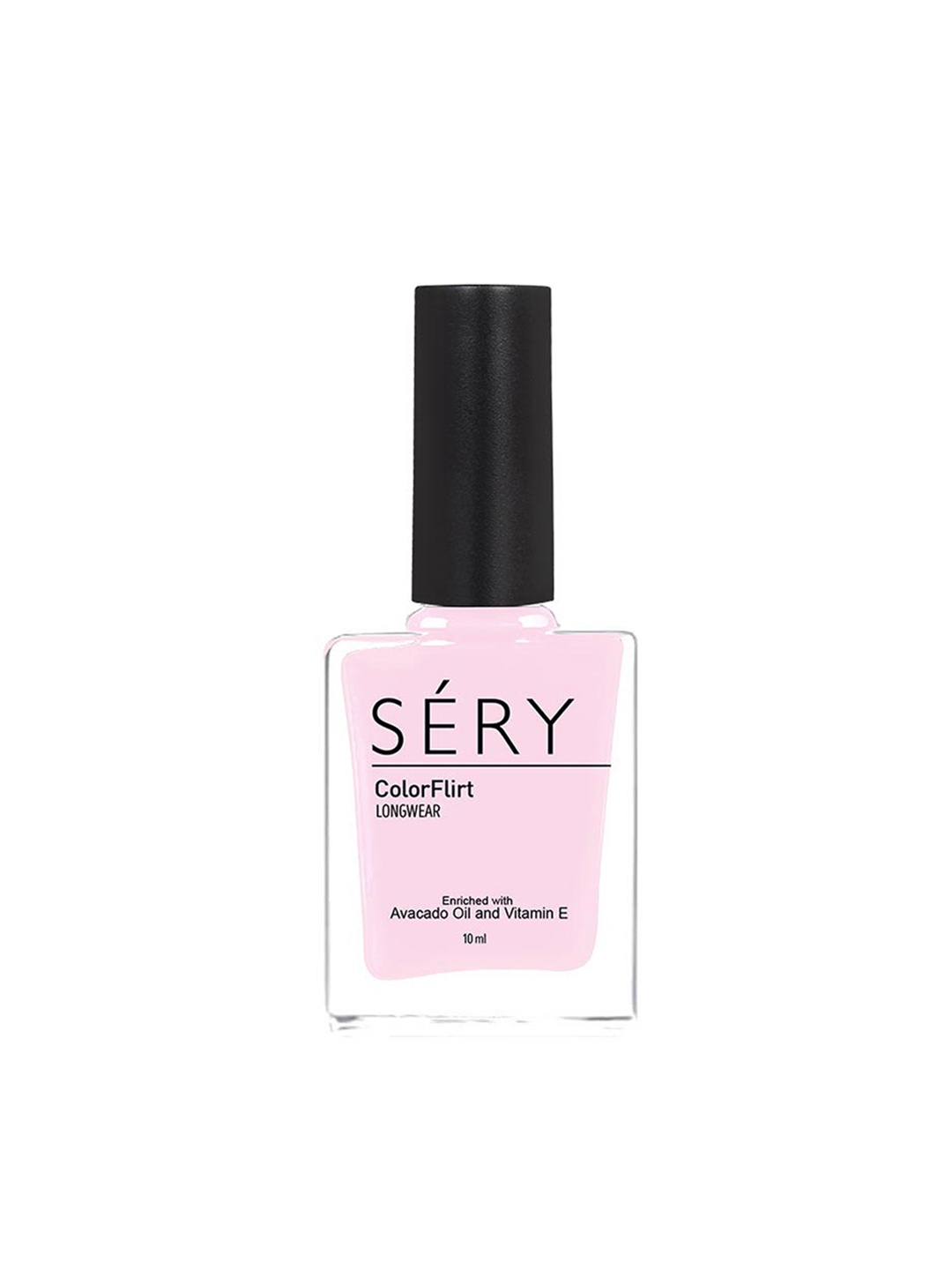 

SERY Colorflirt Longwear Glossy Nail Enamel with Vit E & Avacado Oil 10 ml- Fresh Magic 14, Pink