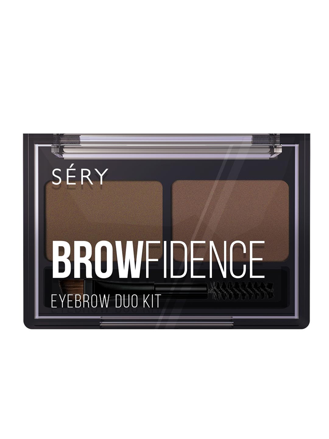

SERY Browfidence Matte Finish Eyebrow Duo Kit with Vitamin E 4g - Natural, Brown