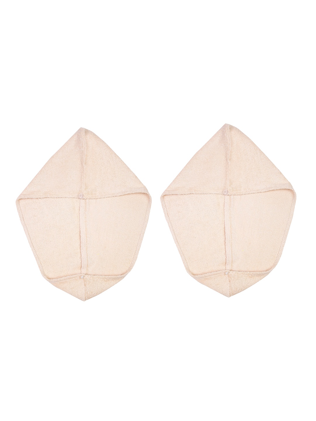 Creeva Luxury Peach-Colored 2 Pieces Pure Cotton 380 GSM Anti Bacterial Hair Wrap Towels