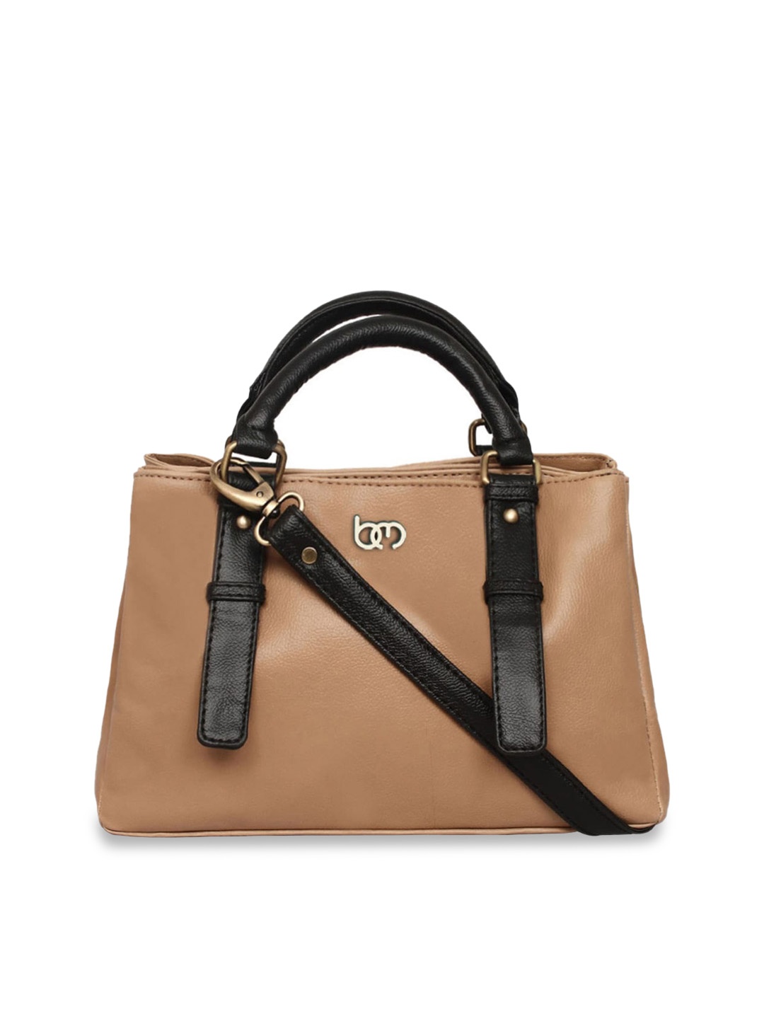 

Bagsy Malone Solid Handheld Bag, Beige
