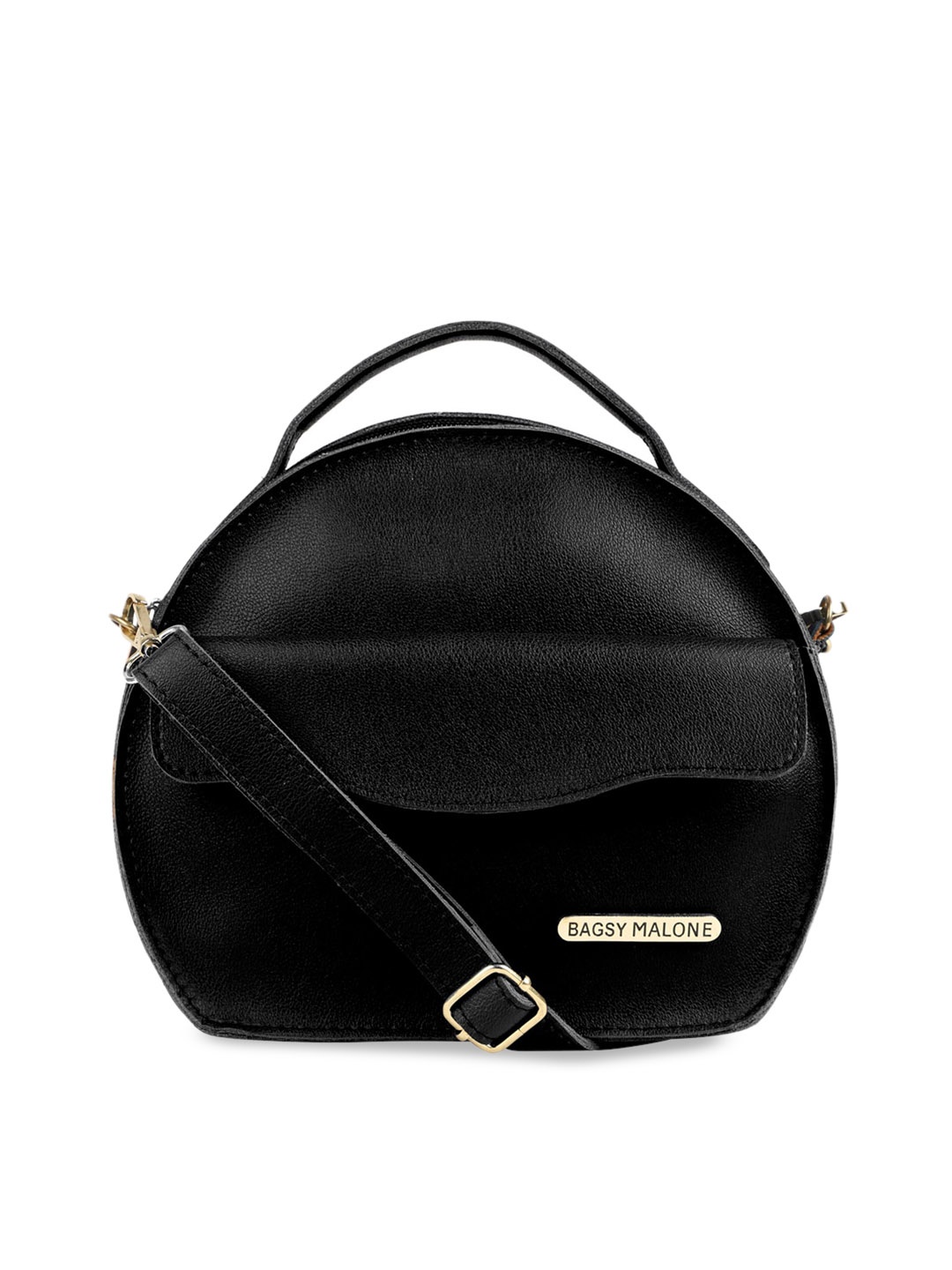 

Bagsy Malone PU Half Moon Hobo Bag, Black