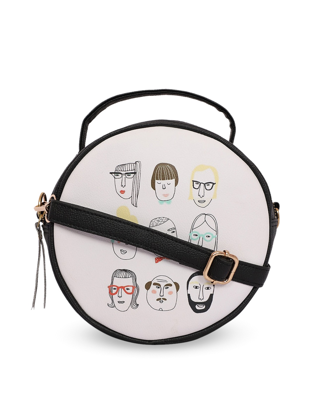 

Bagsy Malone Printed Bowling Sling Bag, Cream