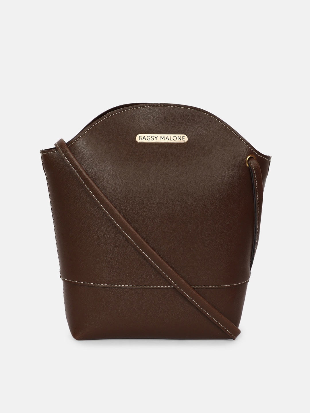 

Bagsy Malone Bucket Handheld with Quilted Sling Bag, Brown
