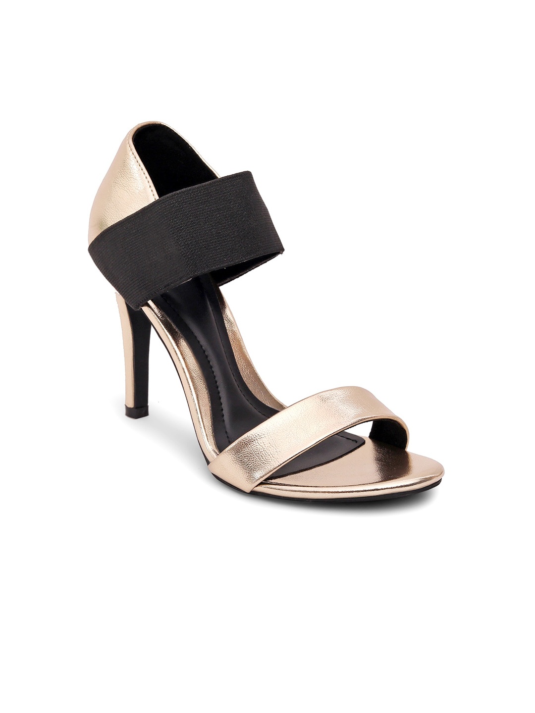 

MODA-X Colourblocked Closed Back Stiletto Heels, Rose gold
