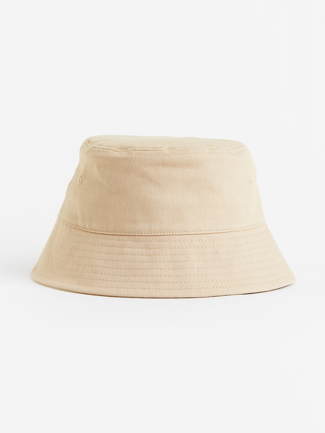 H&M Men Pure Cotton Bucket Hat, Beige