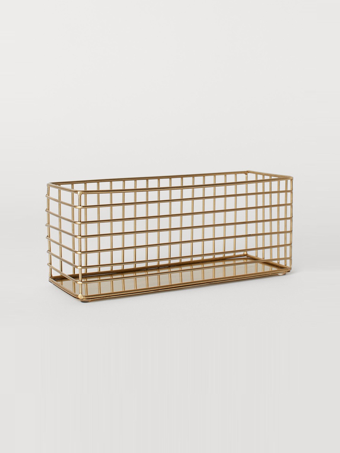 

H&M Gold-Toned Metal Wire Basket