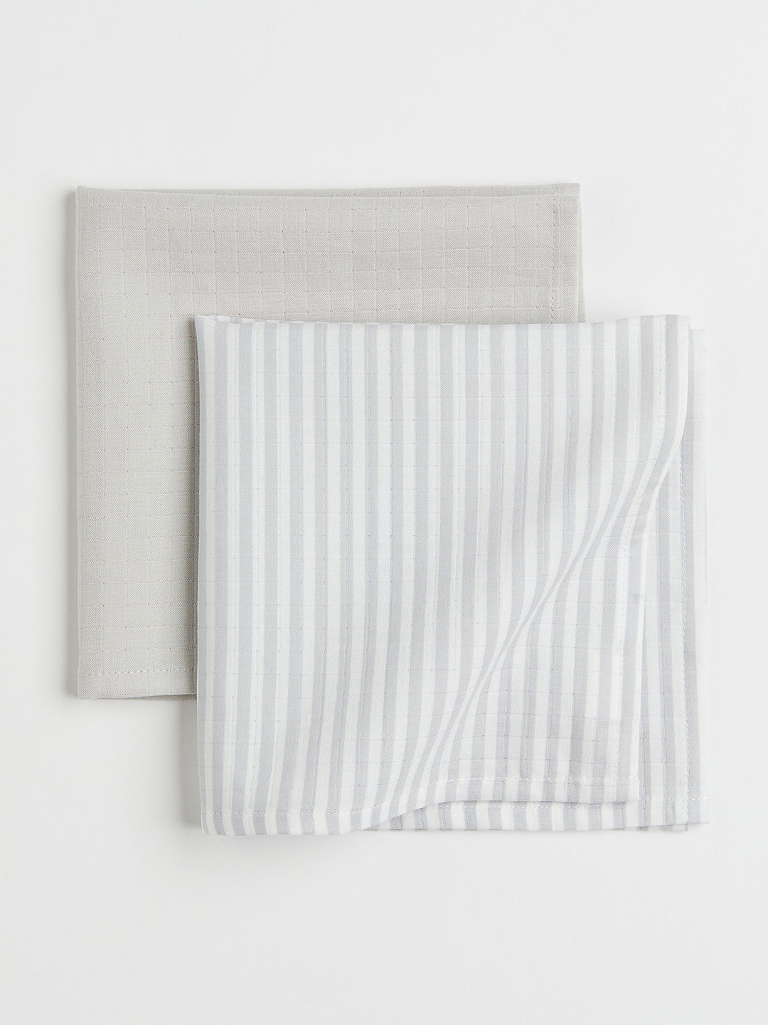 

H&M White 2-Pack Pure Cotton Small Muslin Cloths