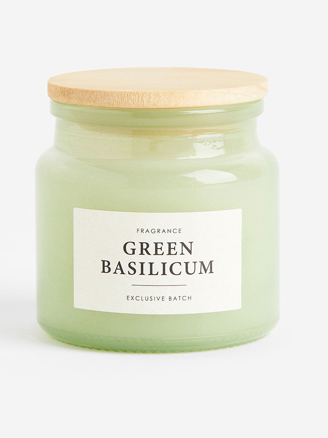 

H&M Green Scented Candle In Glass Holder