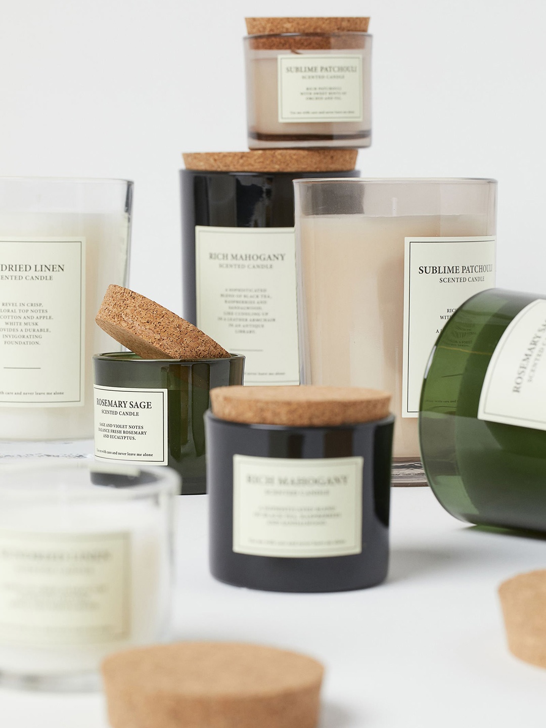 

H&M White Cork-Lid Scented Candle