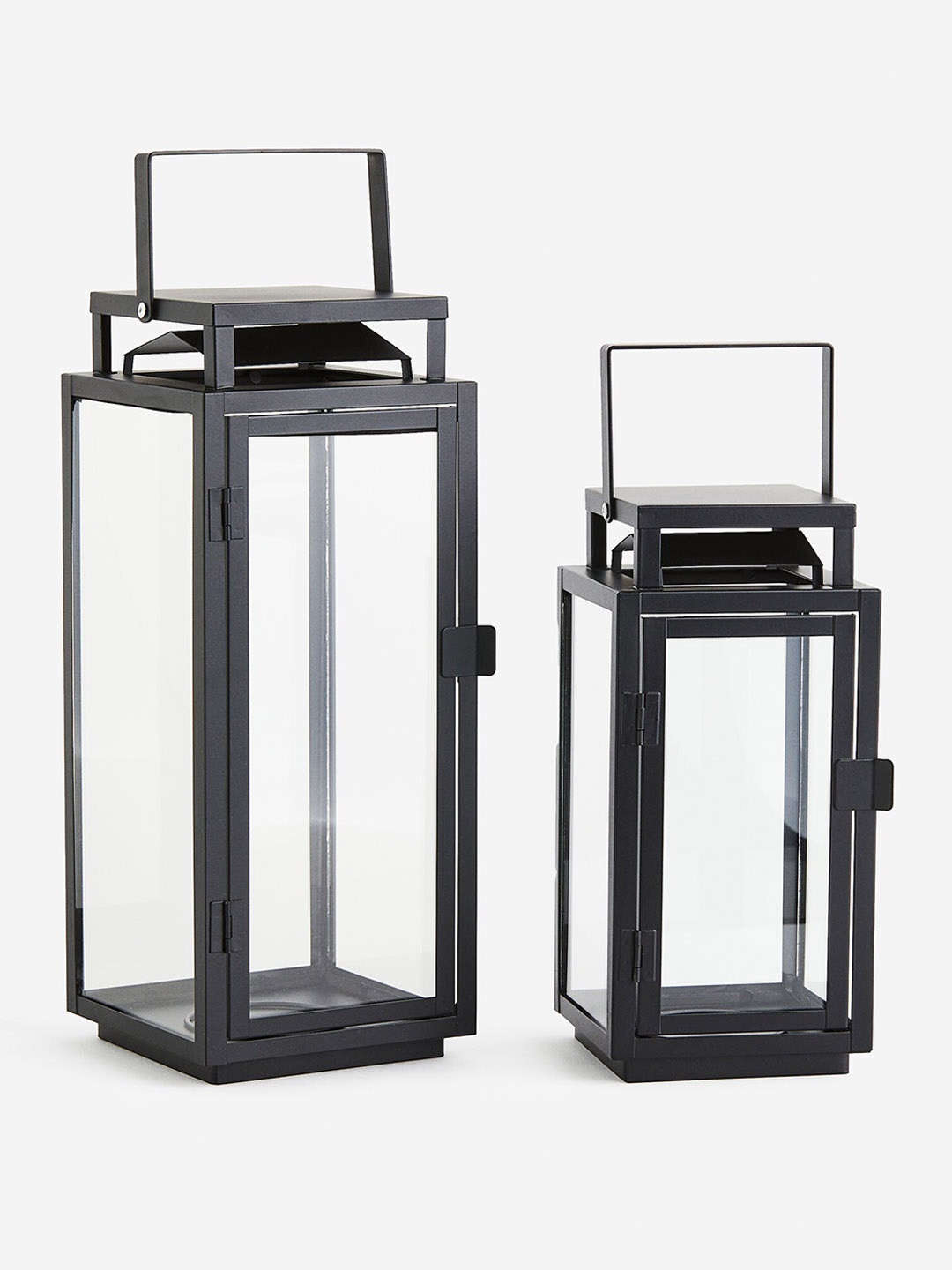 

H&M Black Large Metal Candle Lantern