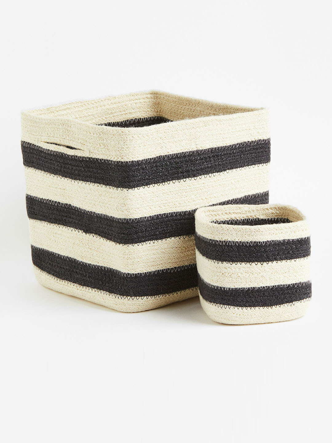 

H&M Beige-Colored Jute Storage Basket