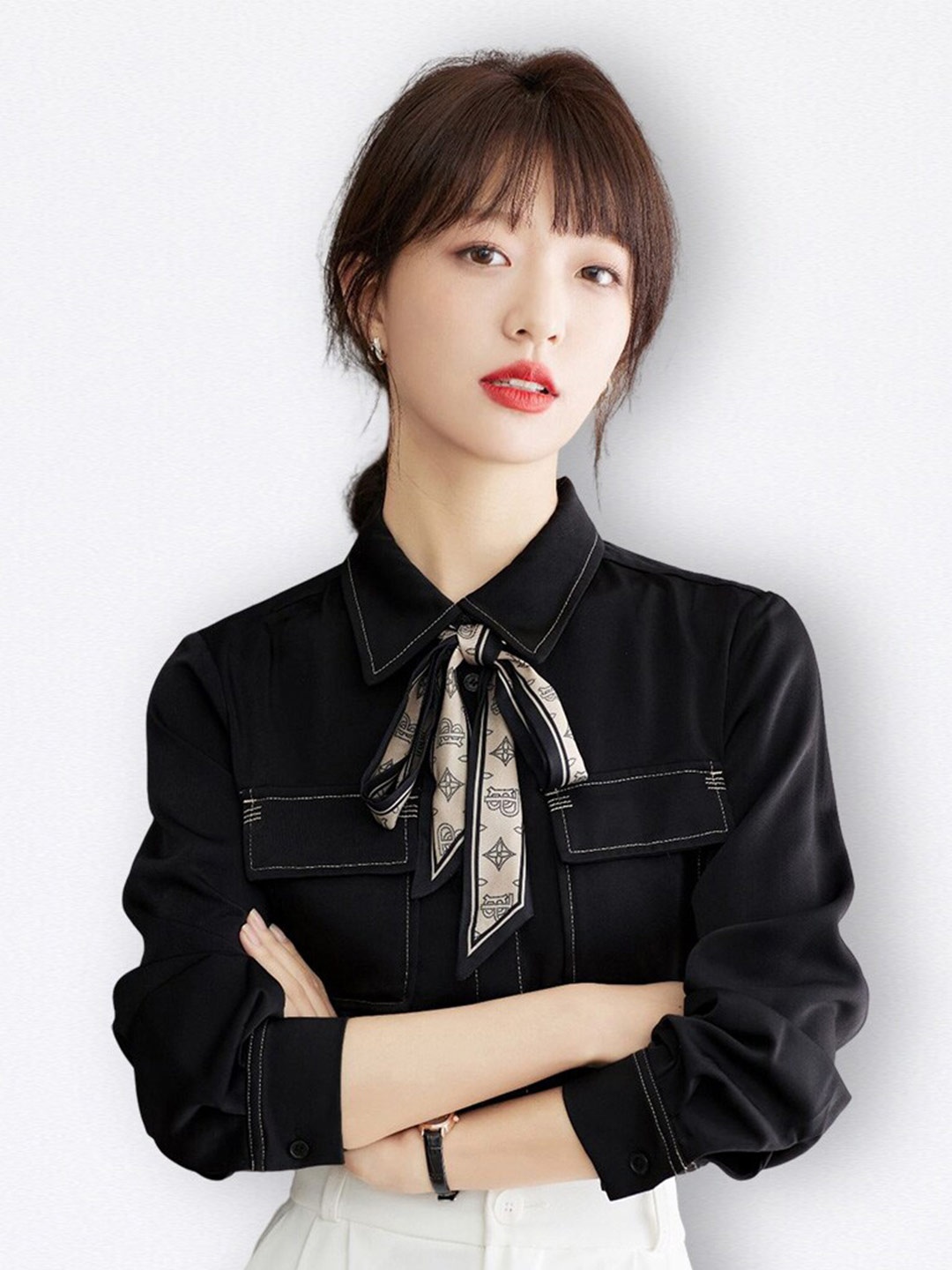 

JC Collection Regular Fit Casual Shirt, Black