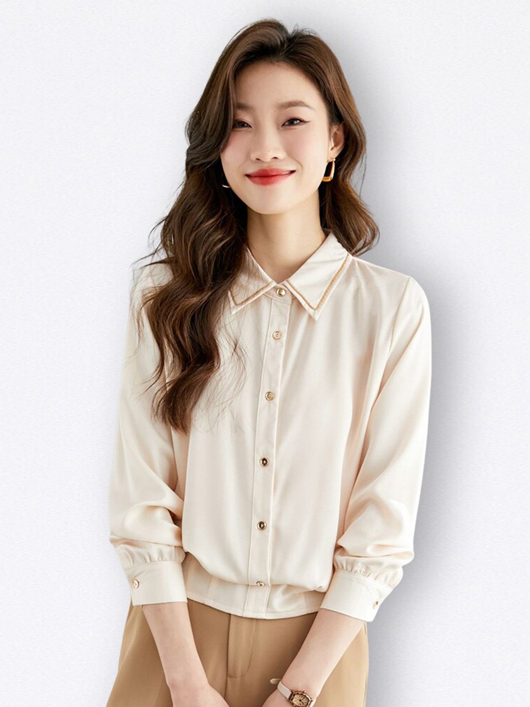 

JC Collection Regular Fit Casual Shirt, Beige